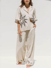 Laden Sie das Bild in den Galerie-Viewer, Sunshine Loose Printed Wide Leg Pants