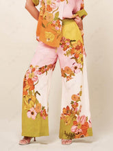 Load image into Gallery viewer, Unique Printed Pocket Wide Leg Pants