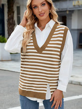 Load image into Gallery viewer, V-Neck Split Casual Sweater Vest