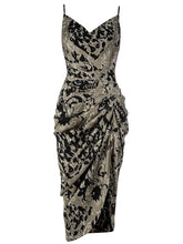 Load image into Gallery viewer, Vintage Ruched Backless Gown