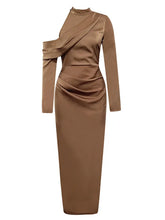 Load image into Gallery viewer, Minimalist Side-Slit Evening Dress