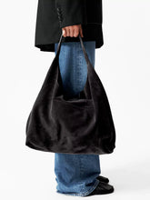 Load image into Gallery viewer, Matte Luxe Suede Tote