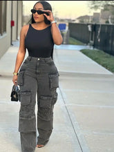 Load image into Gallery viewer, Trendy Multi-Pocket Denim