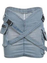 Načíst obrázek do prohlížeče Galerie, Street Style Cargo Skirt