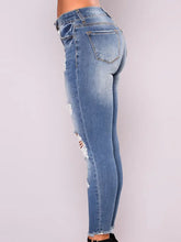 Laden Sie das Bild in den Galerie-Viewer, High-Waisted Stretch Skinny Jeans