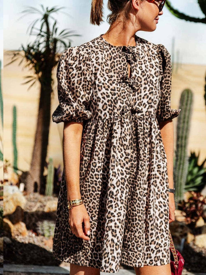 FREYA DRESS LEOPARD