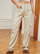 Load image into Gallery viewer, Retro Utility Denim Cargo Pants