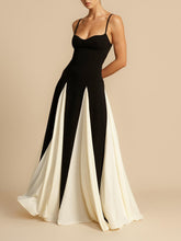 Carica l&#39;immagine nel visualizzatore di Gallery, Elegance Panelled Tulle A-line Slip Maxi Dress