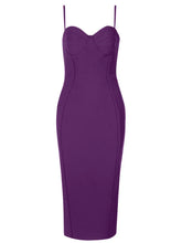 Load image into Gallery viewer, Vintage Bandage Backless Dress