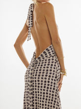 Load image into Gallery viewer, Camoni Polka Dot Diary Maxi Dress