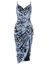 Load image into Gallery viewer, Vintage Ruched Backless Gown