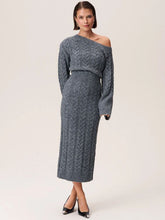 Load image into Gallery viewer, Arona Knitted Midi Dress