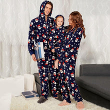 Load image into Gallery viewer, Santa Hooded Onesies Family Matching Pajamas