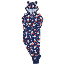 Carica l&#39;immagine nel visualizzatore di Gallery, Santa Hooded Onesies Family Matching Pajamas