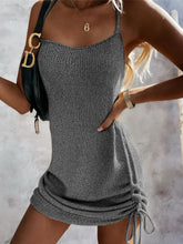 Load image into Gallery viewer, aikergoodMon Ch¨¦ri Spaghetti Strap Knit Mini Dress