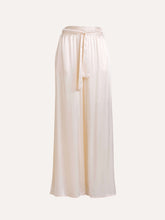 Load image into Gallery viewer, Satin Tie Loose Casual Wide-Leg Pants