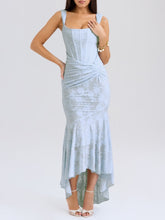 Lataa kuva Galleria-katseluun, Blue bell floral maxi dress