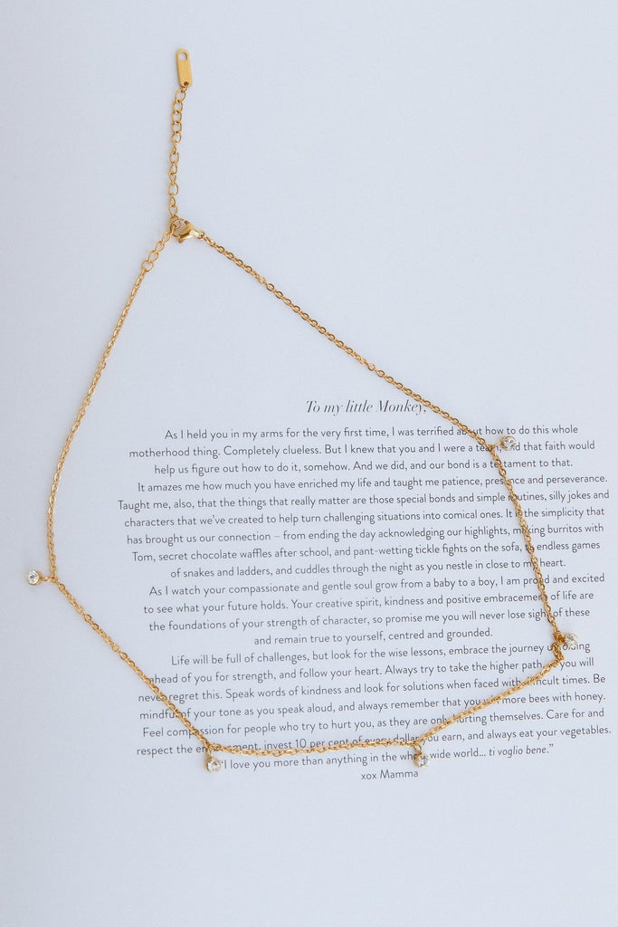 18K Gold Plated Love Is A Moment Necklace Gold