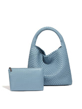 Load image into Gallery viewer, Recycled Vegan Intrecciato Shoulder Bag