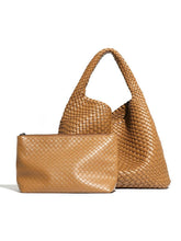 Load image into Gallery viewer, Recycled Vegan Intrecciato Shoulder Bag