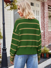 Load image into Gallery viewer, Fashionable Striped Patchwork Sweater