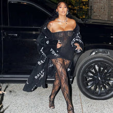 Load image into Gallery viewer, aikergood Hotlanta Nights Sheer Three Piece Lace Set With Gloves