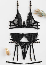 Load image into Gallery viewer, Ayla Fancy Jewel Lingerie Set