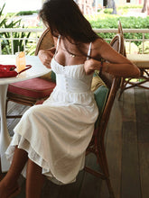 Load image into Gallery viewer, Ruffle Hem Cami Plain Midi Dress