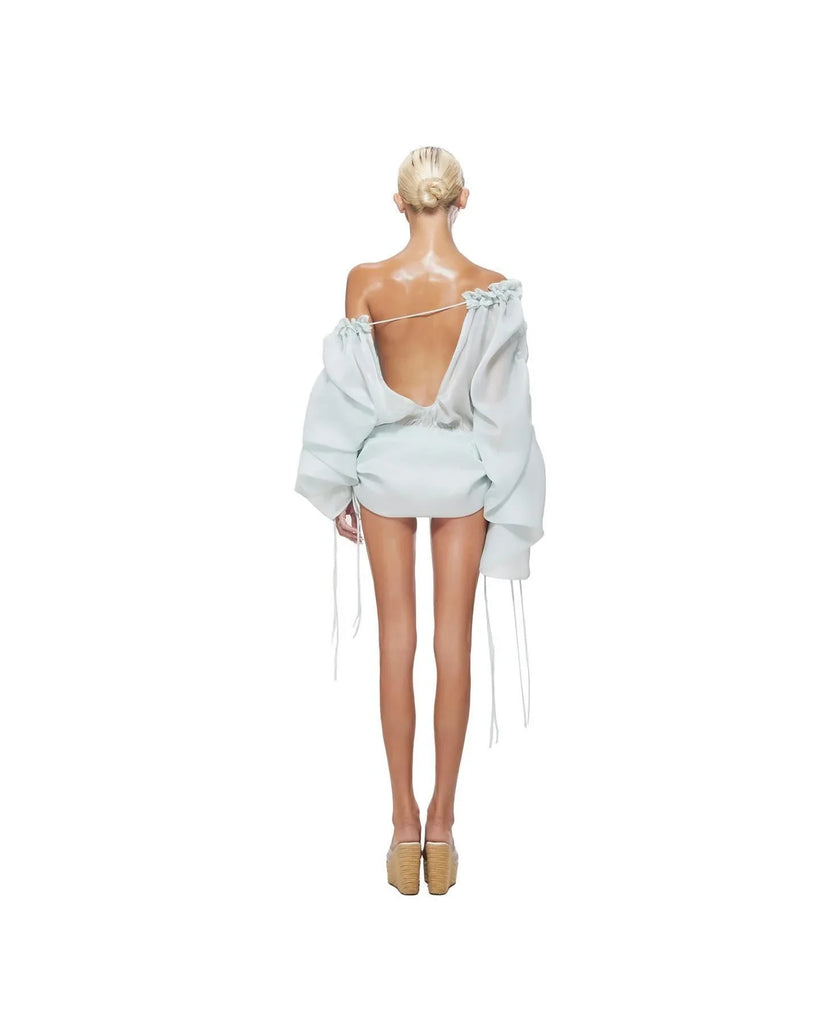 Ash Off Shoulder Mini Dress