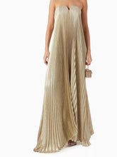 Load image into Gallery viewer, Black Tie Strapless Gown