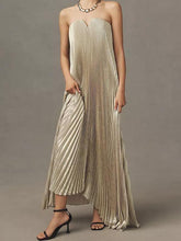 Load image into Gallery viewer, Black Tie Strapless Gown