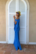 Load image into Gallery viewer, Flowing Asymmetric Caftan With Belt