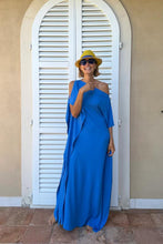 Load image into Gallery viewer, Flowing Asymmetric Caftan With Belt