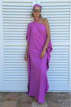 Load image into Gallery viewer, Flowing Asymmetric Caftan With Belt