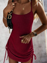 Load image into Gallery viewer, aikergoodMon Ch¨¦ri Spaghetti Strap Knit Mini Dress