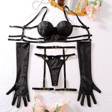 Load image into Gallery viewer, Camila&#39;s Leather Lingerie Set