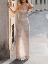 Load image into Gallery viewer, Embellished Column Maxi Dress