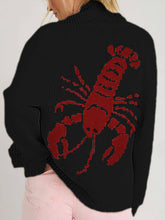 Carregar imagem no visualizador da galeria, Exquisite Lobster Cardigan Sweater Jacket