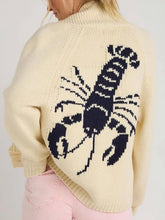 Load image into Gallery viewer, Fun Lobster Cardigan Sweater Jacket