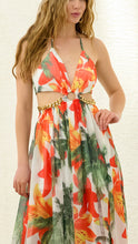 Load image into Gallery viewer, Golden hour Tie-Up Maxi Dress