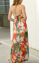 Load image into Gallery viewer, Golden hour Tie-Up Maxi Dress