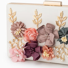 Load image into Gallery viewer, Juliet Flower Clutch Bag