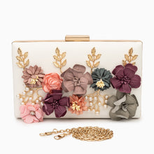 Load image into Gallery viewer, Juliet Flower Clutch Bag