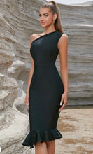 Charger l'image dans la galerie, aikergood Parisian One Shoulder Bandage Bodycon Evening Gown or Prom Dress
