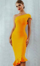Charger l'image dans la galerie, aikergood Parisian One Shoulder Bandage Bodycon Evening Gown or Prom Dress