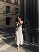 Load image into Gallery viewer, aikergood Soleil Knitted Top and Midi Skirt Set