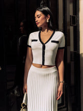Load image into Gallery viewer, aikergood Soleil Knitted Top and Midi Skirt Set