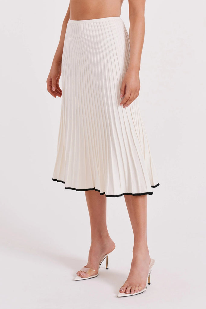 aikergood Soleil Knitted Top and Midi Skirt Set