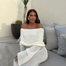 Načíst obrázek do prohlížeče Galerie, aikergood Love Story Off The Shoulder Maxi Dress