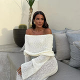 aikergood Love Story Off The Shoulder Maxi Dress